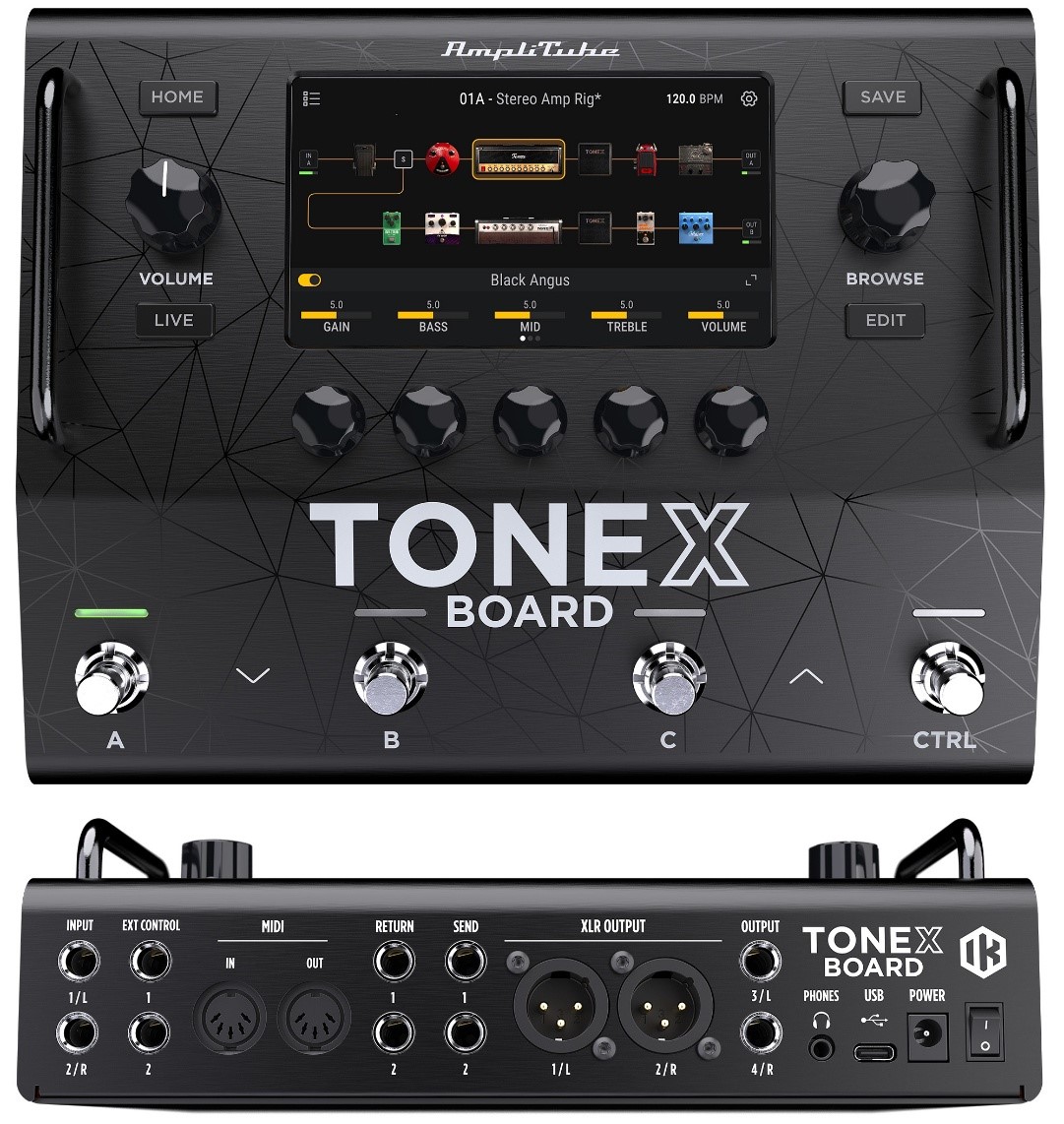Tonex Board інтерфейси